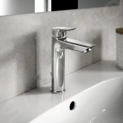 Ideal Standard Tesi - Grifo De Lavabo Grade, Con Juego De Desagüe, Cromo A6563AA -Ideal Standard Ventas 939c7b63c53ae89d651f844d