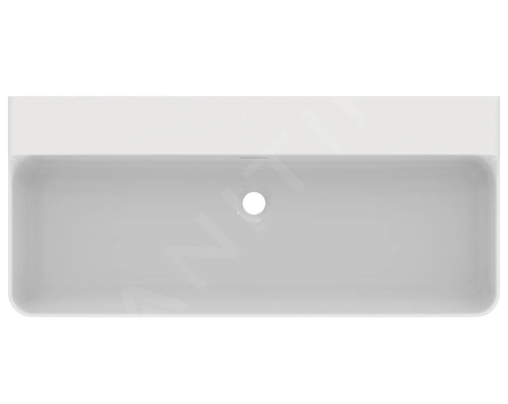 Ideal Standard Conca Ceram - Lavabo Sobre Encimera 1000x450 Mm, Con Rebosadero, Sin Orificio Para Grifo, Blanco T383401 5 Ideal Standard Conca Ceram - Lavabo Sobre Encimera 1000x450 Mm, Con Rebosadero, Sin Orificio Para Grifo, Blanco T383401 - Imagen 3