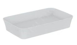 Ideal Standard Ipalyss - Lavabo Sobre Encimera, 800x400 Mm, Sin Rebosadero, Blanco E139101