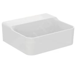 Ideal Standard Conca Ceram - Lavamanos Sobre Encimera 400x350 Mm, Sin Rebosadero, Sin Orificio Para Grifo, Blanco T387901