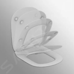 Ideal Standard ProSys - Conjunto De Módulo De Instalación Empotrado, Inodoro Y Asiento Mio, Pulsador Oleas M1, Rimless, SlowClose, Antibak, Cromo ProSys80M SP144 -Ideal Standard Ventas PHOTO 197