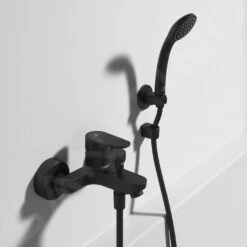 Ideal Standard Cerafine O - Grifo De Pared Para Bañera Con Accesorios, Negro BC706XG -Ideal Standard Ventas a1ed4b6b7a8497d47847f48a