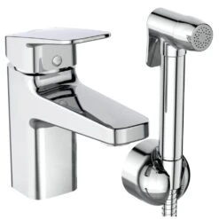 Ideal Standard CeraPlan - Grifo De Lavabo Con Ducha De Bidé, Cromo BD231AA