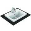 Ideal Standard Connect - Lavabo Encastrado, 500x390 Mm, Con Rebosadero, Orificio Para Grifo, Blanco E504301