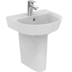 Ideal Standard Connect Air - Lavamanos, 400x350 Mm, Con Rebosadero, Orificio Para Grifería, Blanco E070101 -Ideal Standard Ventas ad455c6dbf5e52a1d635f123