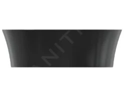 Ideal Standard Ipalyss - Lavabo Sobre Encimera, 600x380 Mm, Sin Rebosadero, Negro Mate E1396V3 -Ideal Standard Ventas af3f5358b9278c4864cae4df