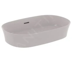 Ideal Standard Ipalyss - Lavabo Sobre Encimera, 600x380 Mm, Con Rebosadero, Concrete E1397V9