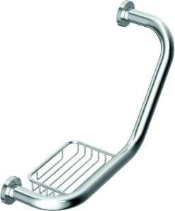 Ideal Standard IOM - Agarradero Para Bañera Con Jabonera, Cromo A9114AA