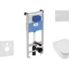 Ideal Standard ProSys - Conjunto De Módulo De Instalación Empotrado, Inodoro Y Asiento Mio, Pulsador Oleas M1, Rimless, SlowClose, Antibak, Blanco ProSys120M SP70 -Ideal Standard Ventas b2b9ca6fcf73b0fa7cc9e517