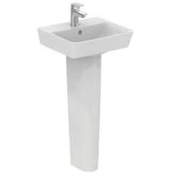 Ideal Standard Connect Air - Lavamanos Cube, 400x350x160 Mm, Con 1 Orificio Para Grifería, Blanco E030701 -Ideal Standard Ventas b87d320ac619568c285c1776