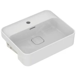 Ideal Standard Strada II - Lavabo Semiencastrado, 500x400 Mm, Con Ideal Plus, Blanco T2993MA