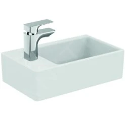 Ideal Standard Strada - Lavamanos 450x270x130 Mm, 1 Orificio Para Grifería, Blanco K081701 -Ideal Standard Ventas be82200f01eabde35162fd77 1