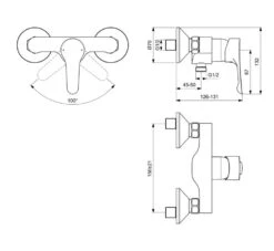 Ideal Standard Alpha - Grifo De Ducha De Pared, Cromo BC488AA 6 Ideal Standard Alpha - Grifo De Ducha De Pared, Cromo BC488AA -Ideal Standard Ventas c166e951de6b4fb2779fff0f