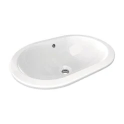 Ideal Standard Connect - Lavabo Bajo Encimera, 550x380 Mm, Con Rebosadero, Blanco E504801