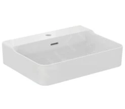 Ideal Standard Conca Ceram - Lavabo 600x450 Mm, Con Rebosadero, Con Orificio Para Grifo, Blanco T369101