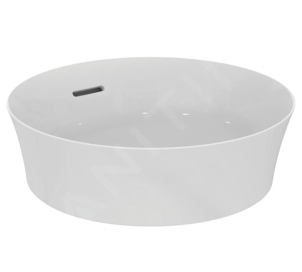 Ideal Standard Ipalyss - Lavamanos, Diámetro 400 Mm, Con Rebosadero, Blanco E141301 3 Ideal Standard Ipalyss - Lavamanos, Diámetro 400 Mm, Con Rebosadero, Blanco E141301