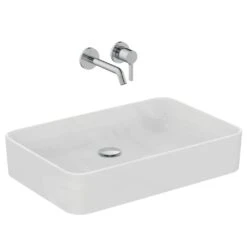 Ideal Standard Conca Ceram - Lavabo Sobre Encimera 600x400 Mm, Sin Rebosadero, Blanco T369801 -Ideal Standard Ventas cd6837b586f450b6d0a93608