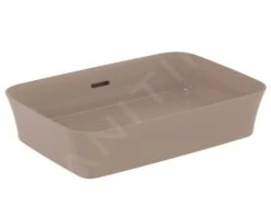 Ideal Standard Ipalyss - Lavabo Sobre Encimera, 550x380 Mm, Con Rebosadero, Kashmir E2078V4