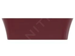 Ideal Standard Ipalyss - Lavabo Sobre Encimera, 650x400 Mm, Sin Rebosadero, Pomegranate E1886V6 -Ideal Standard Ventas d02c64f2824579d6fbb3e5b2