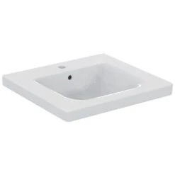 Ideal Standard Connect Freedom - Lavabo 600x560 Mm, 1 Orificio Para Grifo, Con Ideal Plus, Blanco E5482MA