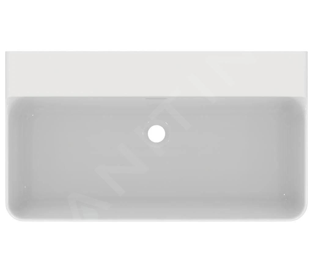Ideal Standard Conca Ceram - Lavabo 800x450 Mm, Con Rebosadero, Sin Orificio Para Grifo, Blanco T379401 6 Ideal Standard Conca Ceram - Lavabo 800x450 Mm, Con Rebosadero, Sin Orificio Para Grifo, Blanco T379401 - Imagen 4