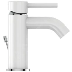 Ideal Standard CeraLine - Grifo De Lavabo Con Desagüe, Blanco Mate BC203U5 -Ideal Standard Ventas dbc23a846046a42e45c82d48