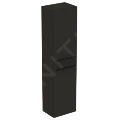 Ideal Standard I.Life A - Armario Alto Para Baño 400x300x1600 Mm, 2 Puertas Izquierda/derecha, Gris De Carbon Mate T5260NV -Ideal Standard Ventas dcc5b993deedac94e42de1cf