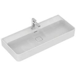 Ideal Standard Strada II - Lavabo 1000x430 Mm, Con Rebosadero, Con Orificio Para Grifo, Con Ideal Plus, Blanco T3002MA