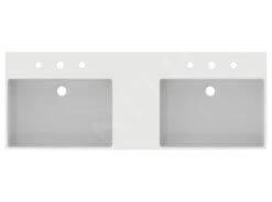 Ideal Standard Extra - Lavabo Doble 1200x450 Mm, Con Rebosadero, 3 Orificios Para Grifo, Blanco T391001 -Ideal Standard Ventas dd5de33abc1883daf1c0eead