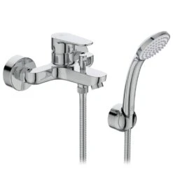 Ideal Standard Cerafine O - Grifo De Bañera De Pared Con Accesorios, Cromo BC706AA