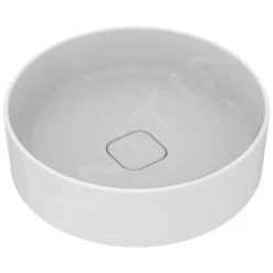 Ideal Standard Strada II - Lavabo Sin Rebosadero, Diámetro 450 Mm, Con Ideal Plus, Blanco T2959MA