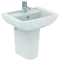 Ideal Standard Eurovit - Lavamanos 450x360x170 Mm, 1 Orificio Para Grifería, Blanco K284801 -Ideal Standard Ventas e5e25952c7631fdc87fb2d23