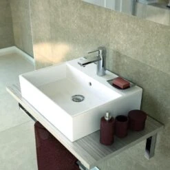 Ideal Standard Strada - Lavabo 500x420x145 Mm, Con Rebosadero, Orificio Para Grifo, Con Ideal Plus, Blanco K0777MA -Ideal Standard Ventas e658dffd9676e7d7e5a087fd