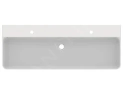 Ideal Standard Conca Ceram - Lavabo Doble 1200x450 Mm, Con Rebosadero, Orificios Para Grifo, Blanco T380301 -Ideal Standard Ventas e9cfd9ffc42f89fa74b99b76