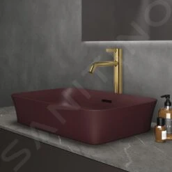 Ideal Standard Ipalyss - Lavabo Sobre Encimera, 550x380 Mm, Con Rebosadero, Pomegranate E2078V6 -Ideal Standard Ventas ea439fe5cb5ab29ecfe8e155