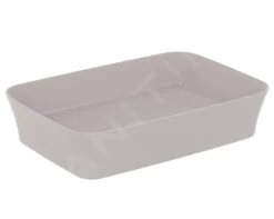 Ideal Standard Ipalyss - Lavabo Sobre Encimera, 550x380 Mm, Sin Rebosadero, Concrete E2076V9
