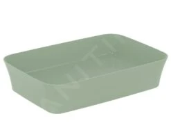 Ideal Standard Ipalyss - Lavabo Sobre Encimera, 550x380 Mm, Sin Rebosadero, Sage E2076X9