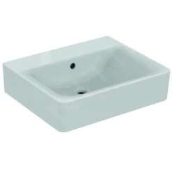 Ideal Standard Connect - Lavabo 550x155x460 Mm, Sin Orificio Para Grifo, Con Rebosadero, Blanco E811101