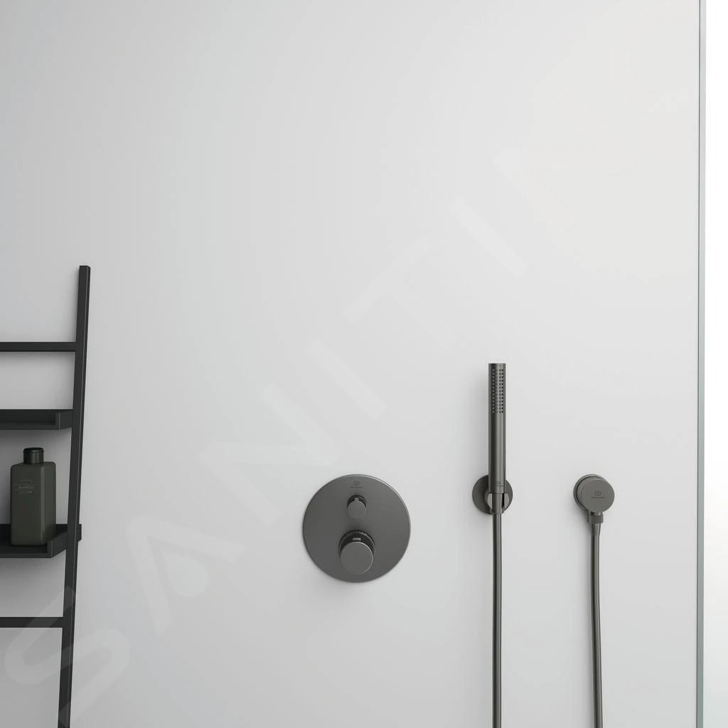 Ideal Standard CeraTherm - Grifo Termostático Empotrado De Ducha, Magnetic Grey A5813A5 7 Ideal Standard CeraTherm - Grifo Termostático Empotrado De Ducha, Magnetic Grey A5813A5 - Imagen 5