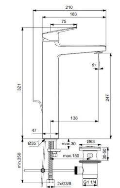 Ideal Standard CeraPlan - Grifo De Lavabo, Con Desagüe, Cromo BD277AA -Ideal Standard Ventas f2bee9d07f85b1d5c3e9ae84