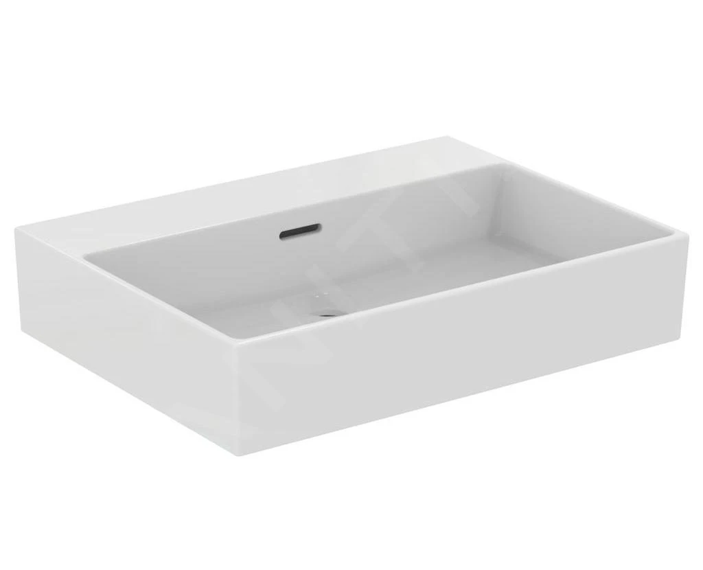 Ideal Standard Extra - Lavabo Sobre Encimera 600x450 Mm, Con Rebosadero, Sin Orificio Para Grifo, Blanco T389101 3 Ideal Standard Extra - Lavabo Sobre Encimera 600x450 Mm, Con Rebosadero, Sin Orificio Para Grifo, Blanco T389101